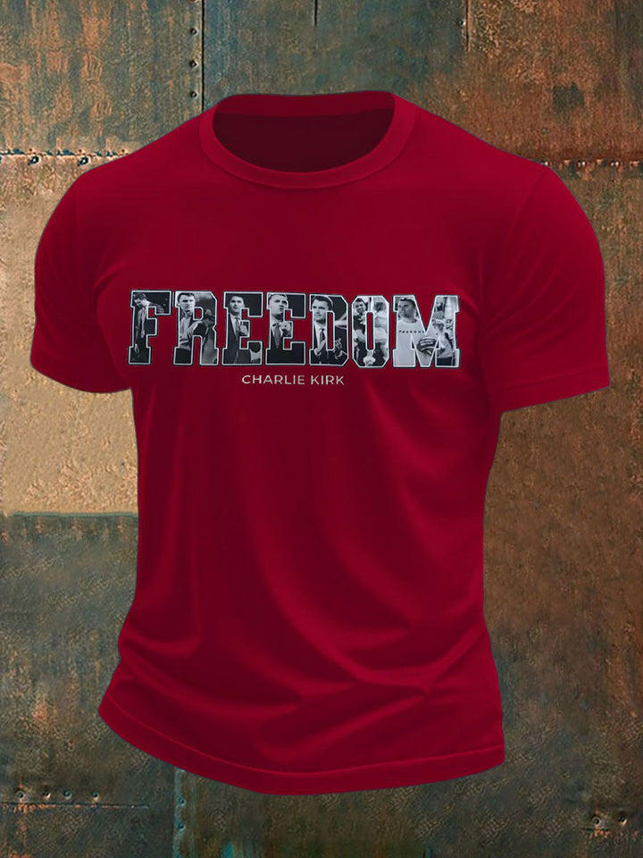 Men's Freedom Printed T-shirt